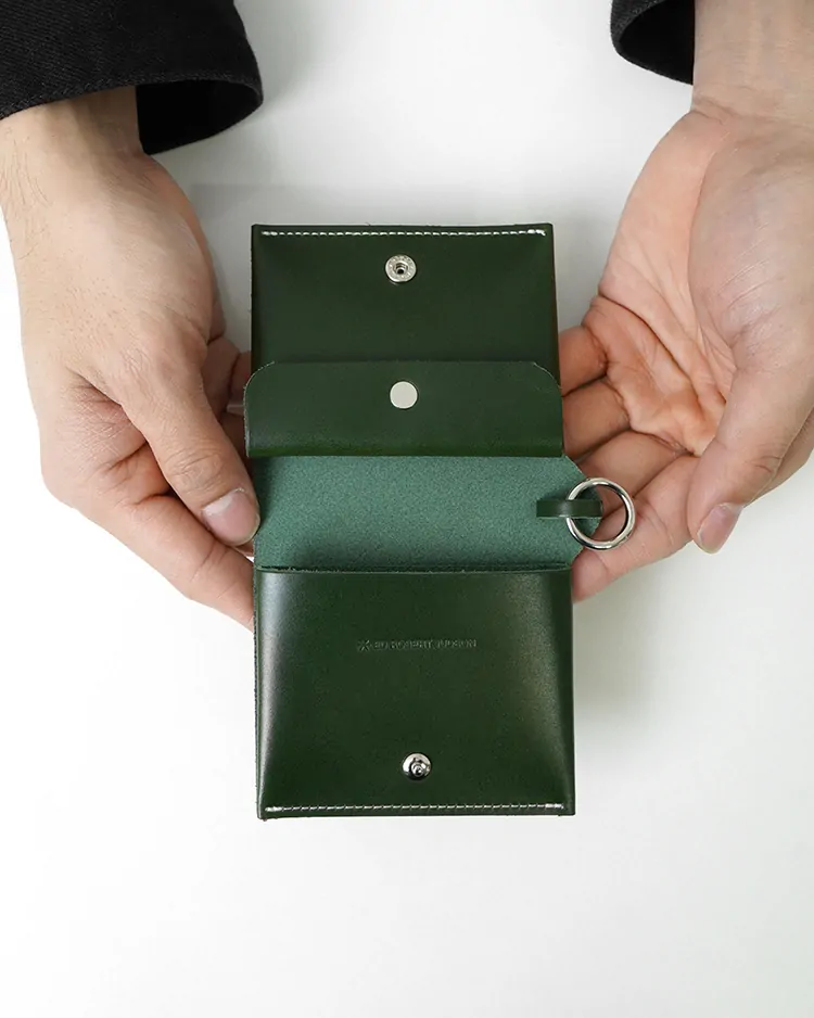 ED ROBERT JUDSON / KREL - RING WALLET SILVER RING / GREEN