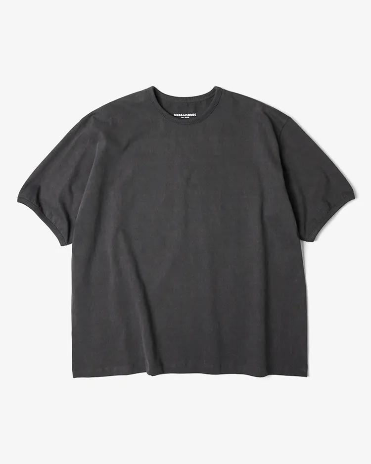Dice&Dice / UNGLAMOUSE Original Ringer T-Shirt / WASHED CHARCOAL