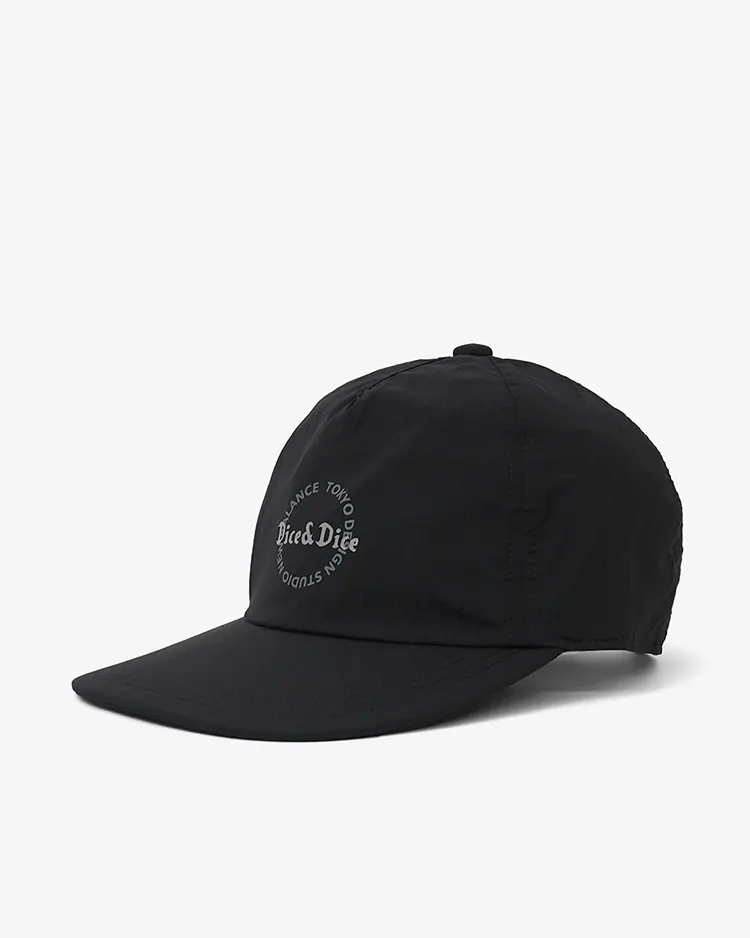 TOKYO DESIGN STUDIO New Balance  / TOKYO DESIGN STUDIO New Balance for Dice&Dice Light Nylon Rip Stop Running Cap / BLACK