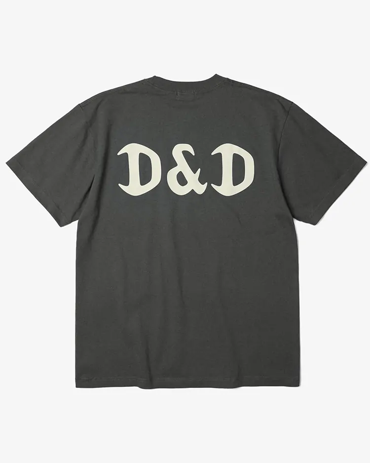 D&D (Souvenir items) / D&D BASIC LOGO S/S TEE / SLATE BLACK