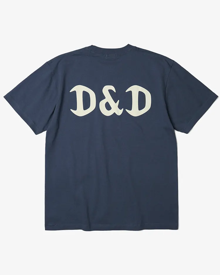 D&D (Souvenir items) / D&D BASIC LOGO S/S TEE / SLATE NAVY