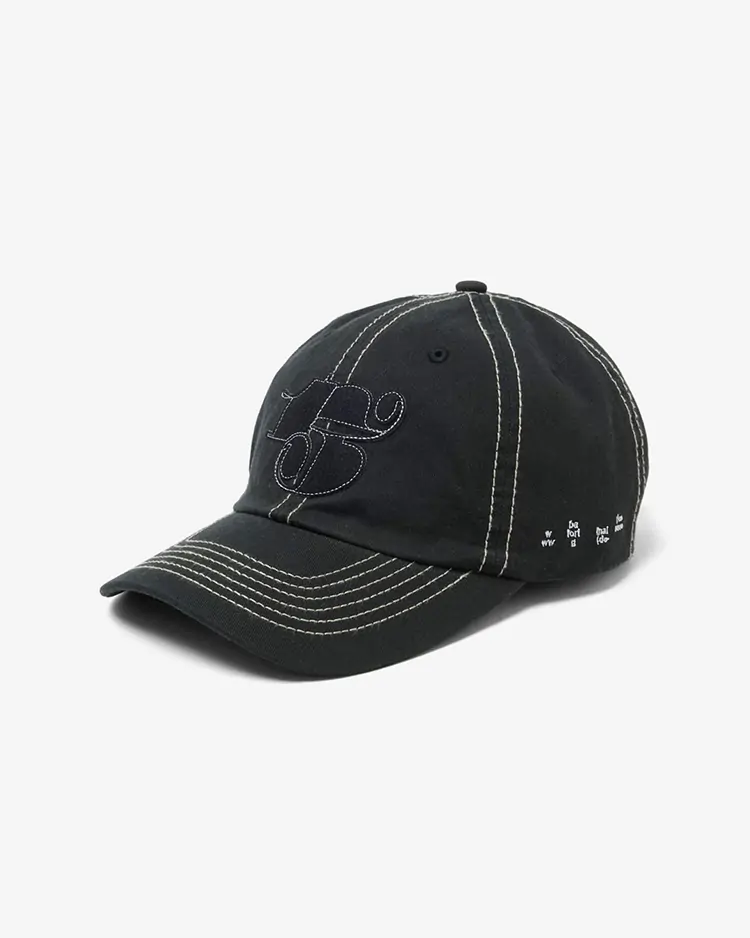 BAL / COTTON 6-PANEL HAT / BLACK
