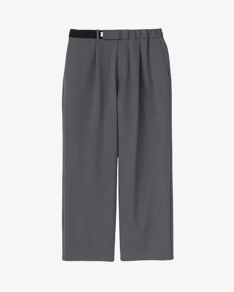 Graphpaper (MEN) / Compact Ponte Wide Chef Pants / C.GRAY