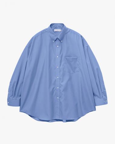  / Easy Care Poplin L/S Oversized B.D Shirt / BLUE