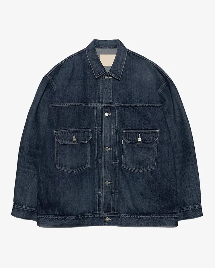 Graphpaper (MEN) / Selvage Denim Jacket / INDIGO DARK FADE