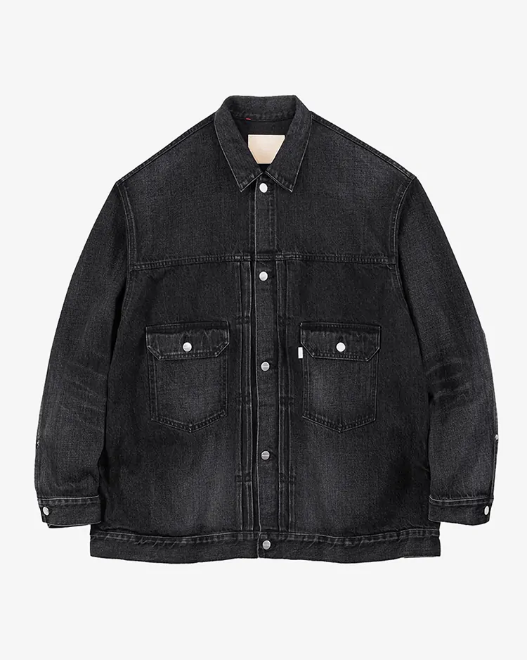 Graphpaper (MEN) / Selvage Denim Jacket / BLACK DARK FADE
