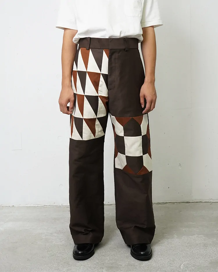 Spomenik / Straight pants 005 / BROWN