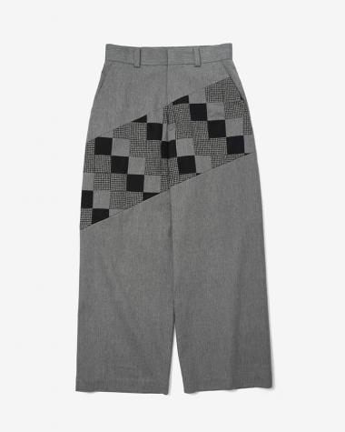 Spomenik / Wide straight pants 002 / GRAY