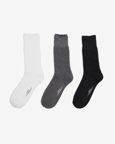 Graphpaper (MEN) / Graphpaper 3-Pack Socks / MONOTONE