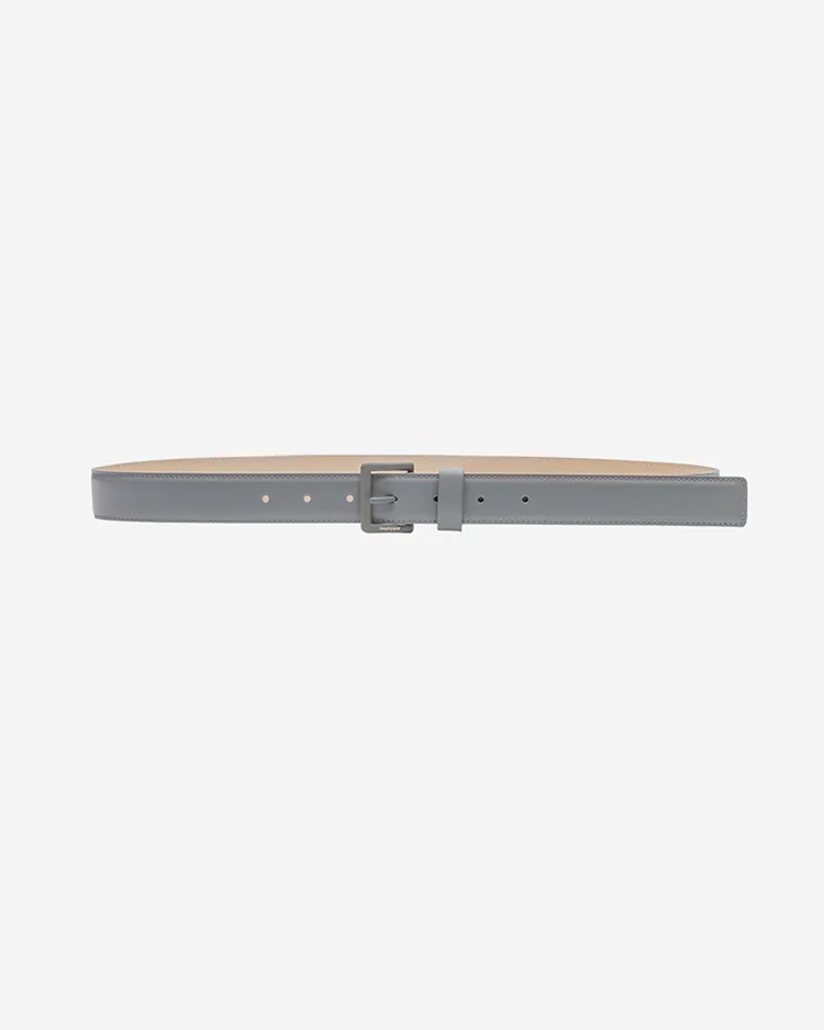 Graphpaper (MEN) / Graphpaper Pin Buckle Leather Belt / STONE GRAY