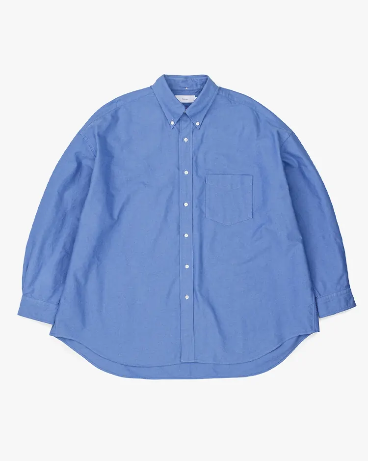 Graphpaper (MEN) / Oxford L/S Oversized B.D Shirt / SAX