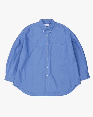  / Oxford L/S Oversized B.D Shirt / SAX