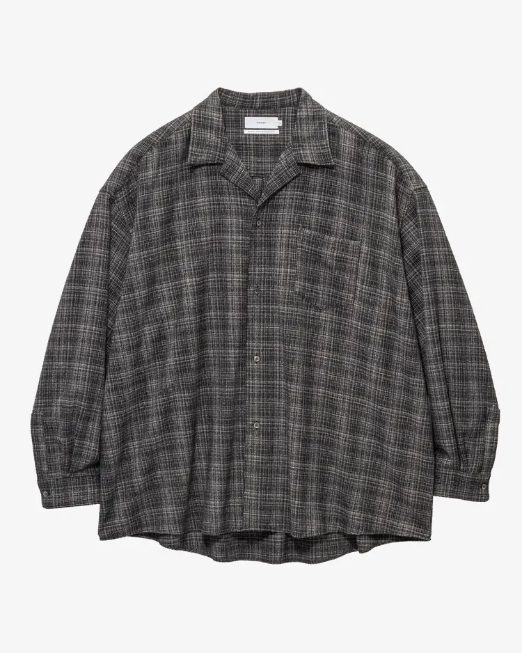 Graphpaper (MEN) / Extra Fine Wool Lawn L/S Sleeping Shirt / CHECK