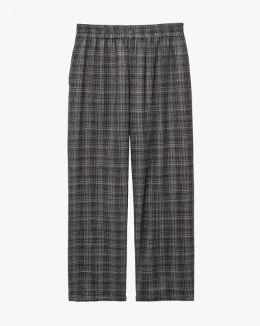 Graphpaper (MEN) / Extra Fine Wool Lawn Sleeping Easy Pants / CHECK