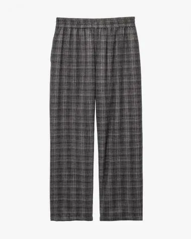 Graphpaper (MEN) / Extra Fine Wool Lawn Sleeping Easy Pants / CHECK