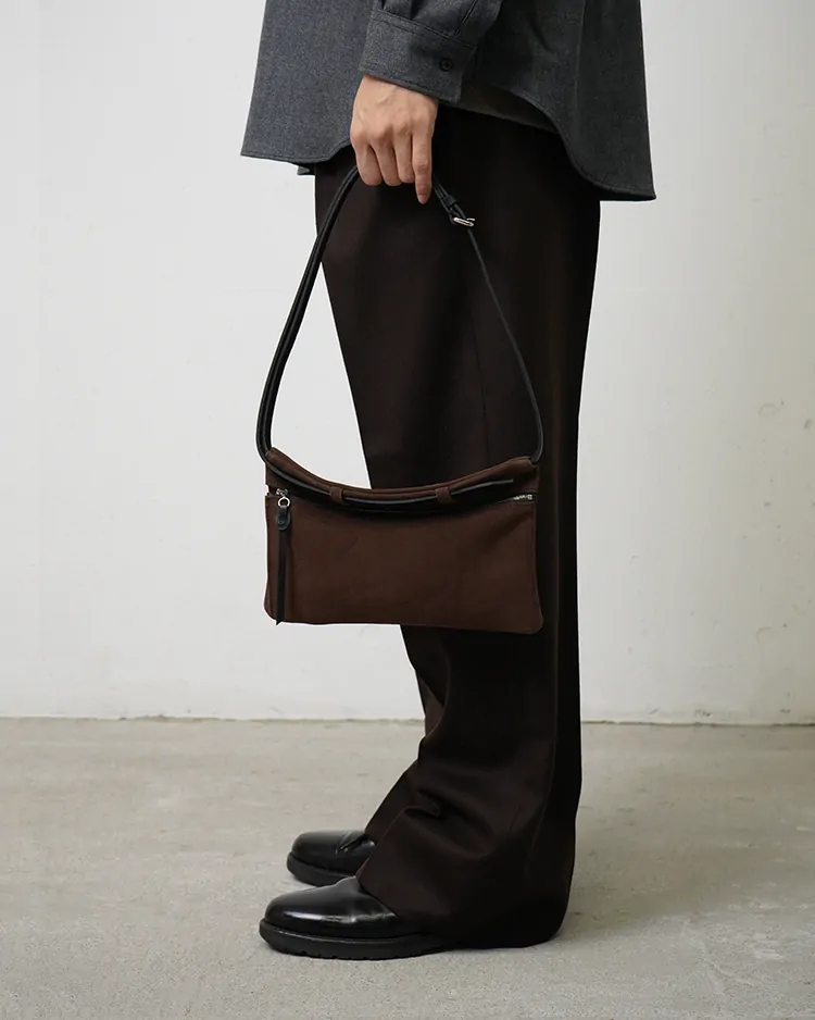 ED ROBERT JUDSON / belt bag_S / DK.BROWN