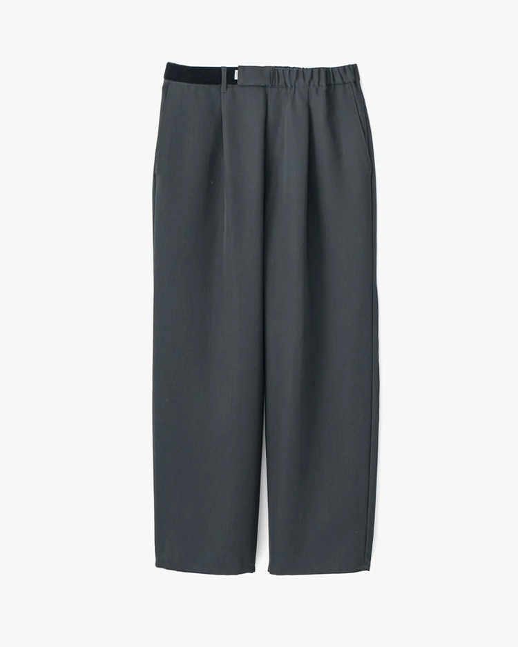 Graphpaper (MEN) / Scale Off Wool Wide Chef Pants / C.GRAY