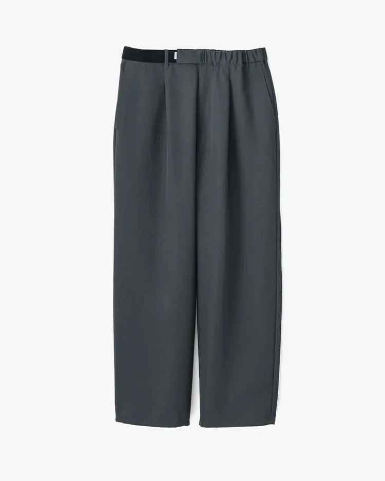 Graphpaper (MEN) / Scale Off Wool Wide Chef Pants / C.GRAY