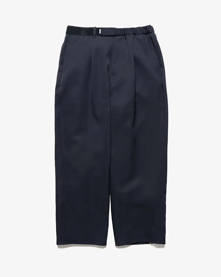 Graphpaper (MEN) / Scale Off Wool Wide Chef Pants / NAVY
