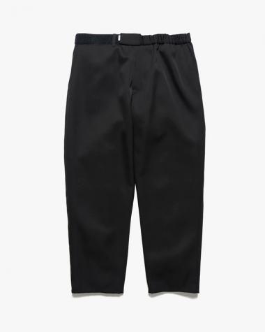 Graphpaper (MEN) / Scale Off Wool Wide Tapered Chef Pants / BLACK