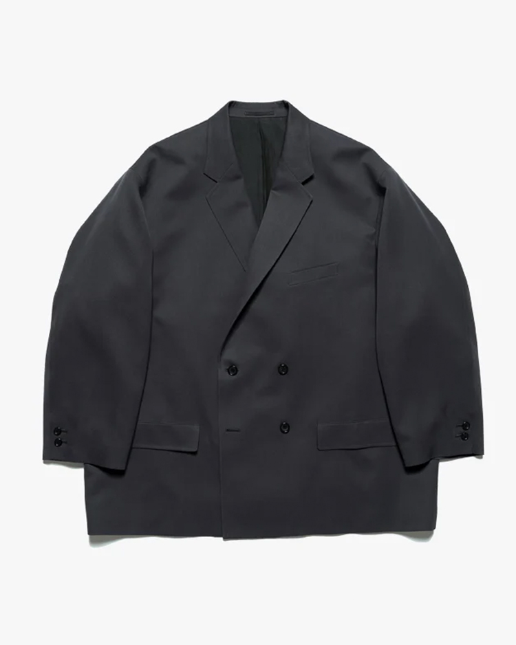 Graphpaper (MEN) / Scale Off Wool Double Jacket / C.GRAY
