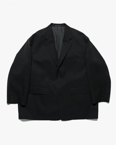  / Scale Off Wool Jacket / BLACK