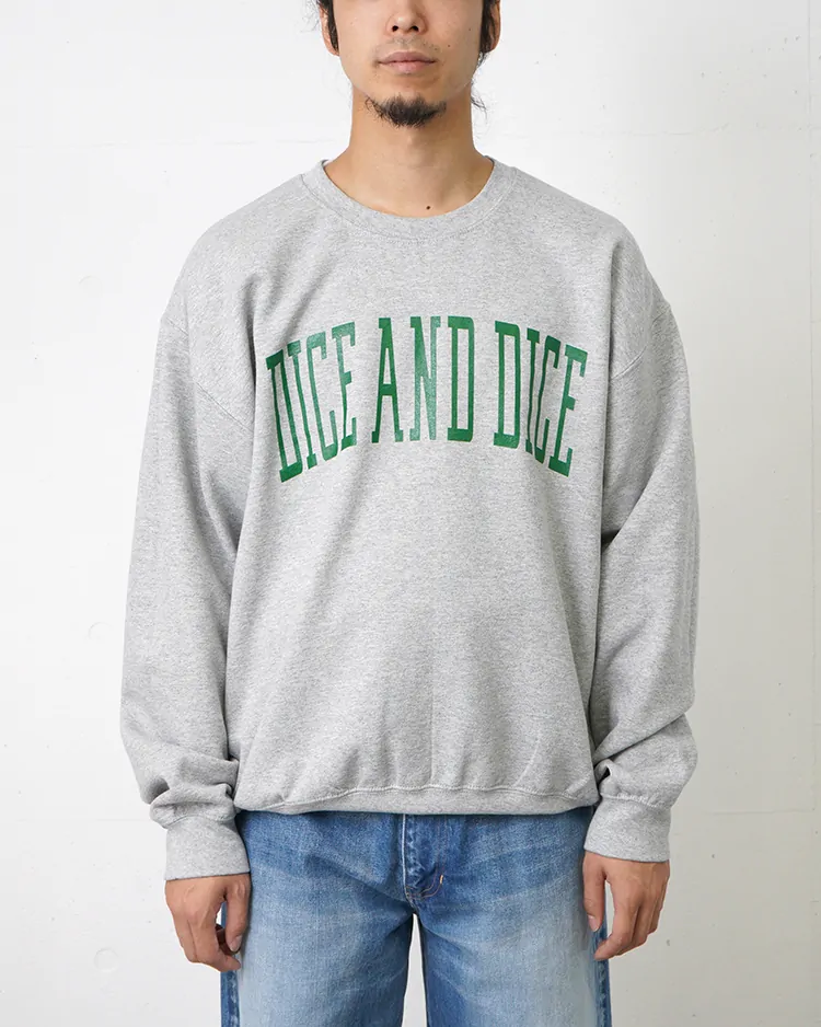 D&D (Souvenir items) / D&D VARSITY LOGO CREW  SWEAT / GREY