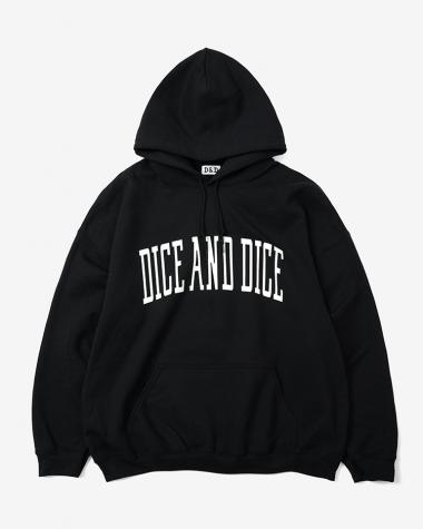 D&D (Souvenir items) / D&D VARSITY LOGO HOODIE / BLACK		