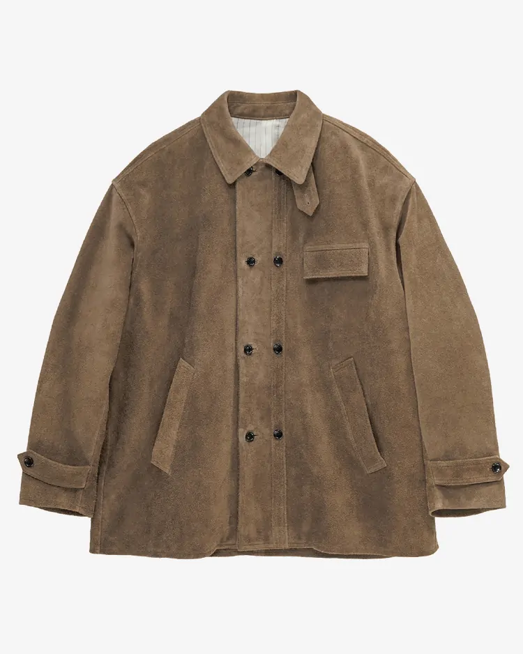 Graphpaper (MEN) / Hairy Suede Corbusier Jacket / BROWN