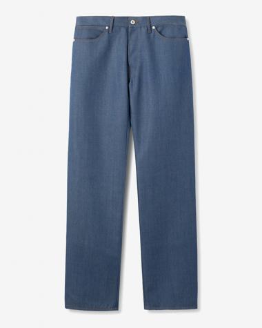  / Wool Denim Pant / BLUE