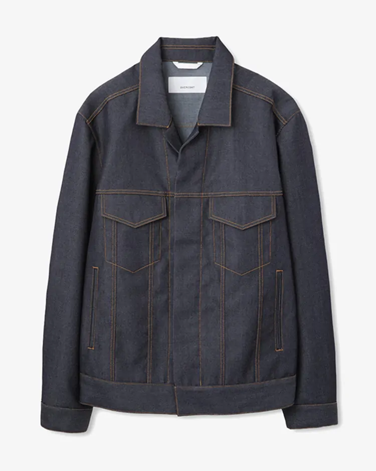 OVERCOAT / Wool Denim Jacket / INDIGO