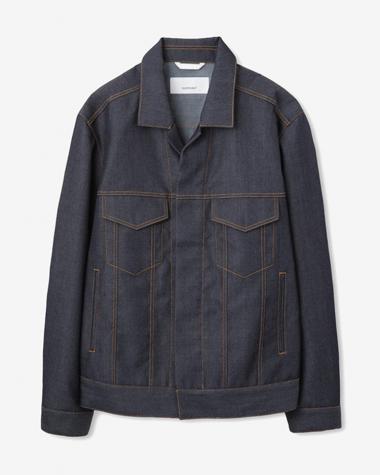 OVERCOAT / Wool Denim Jacket / INDIGO