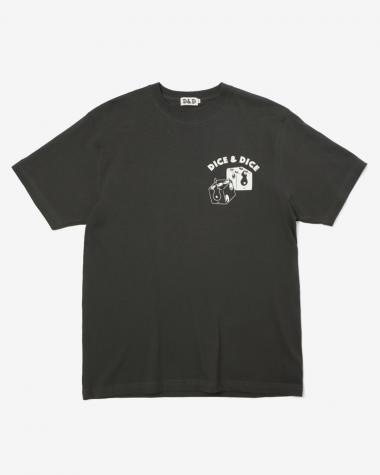  / D&D BAKU DICE ADDRESS TEE / SUMI BLACK