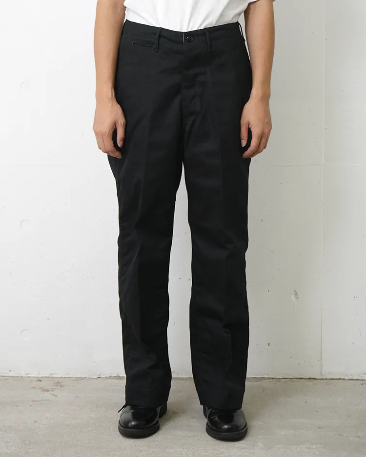 PHIGVEL / OFFICER TROUSERS_WIDE / BLACK