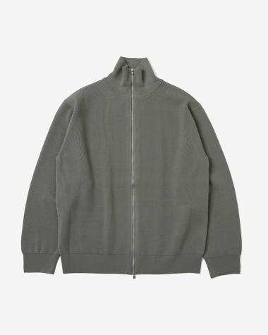  / HARD TWIST WOOLRIB DRIVERS KNIT / GRAY