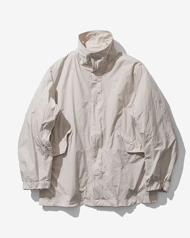AIR WEATHER SHORT MODS COAT / WARM WHITE | ATON (MEN)(エイトン