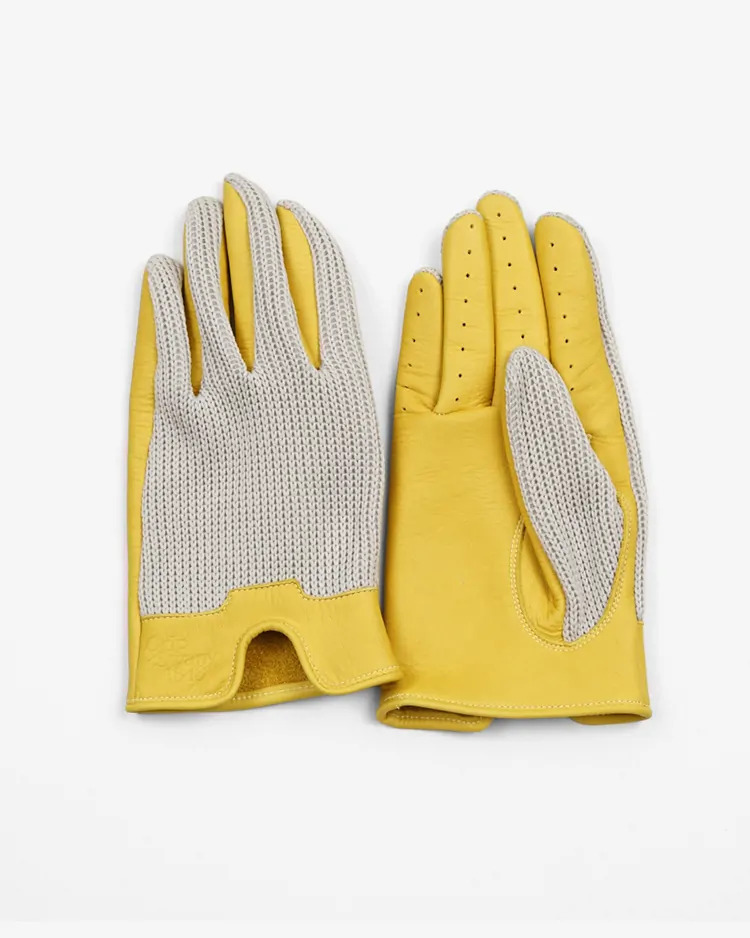 GRIP SWANY 1848 / DRIVING GLOVE / SWANY YELLOW