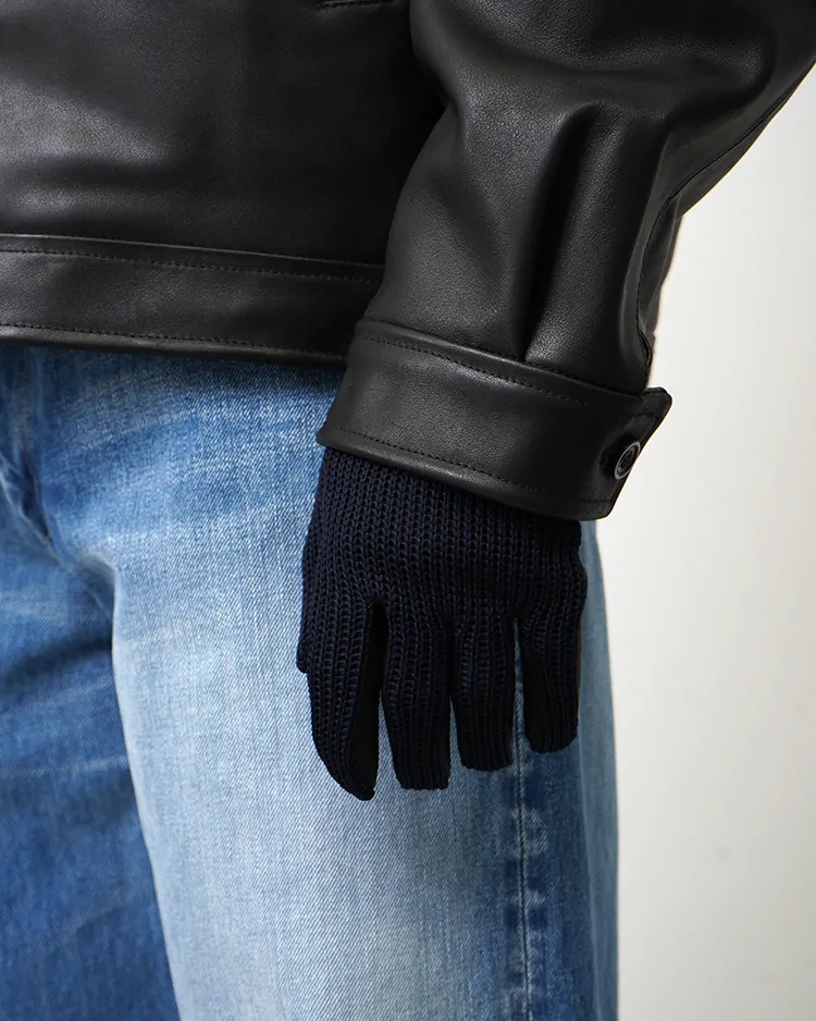GRIP SWANY 1848 / DRIVING GLOVE / NAVY