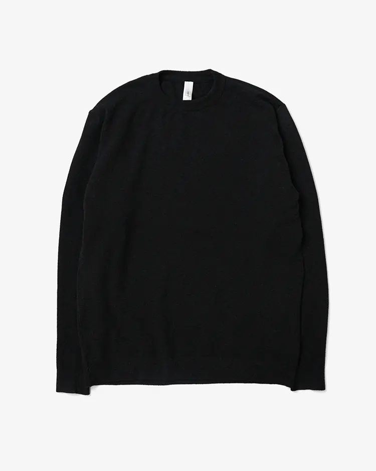 YAECA (MEN) / 2WAY Knit Pullover / D.CHARCOAL
