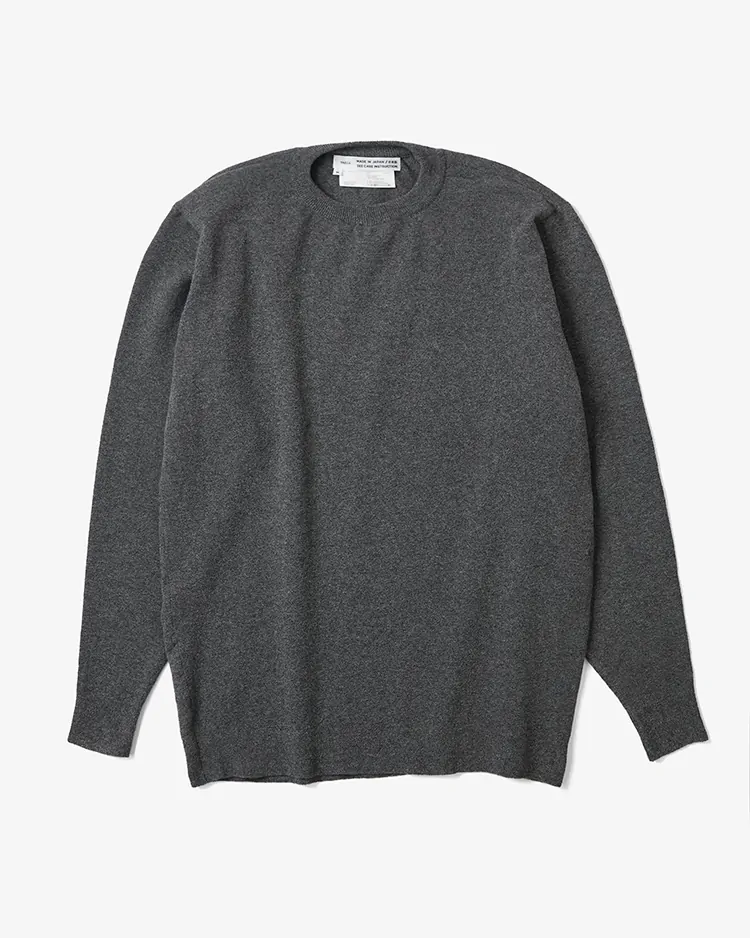 YAECA (MEN) / 2WAY Knit Pullover / GRAY