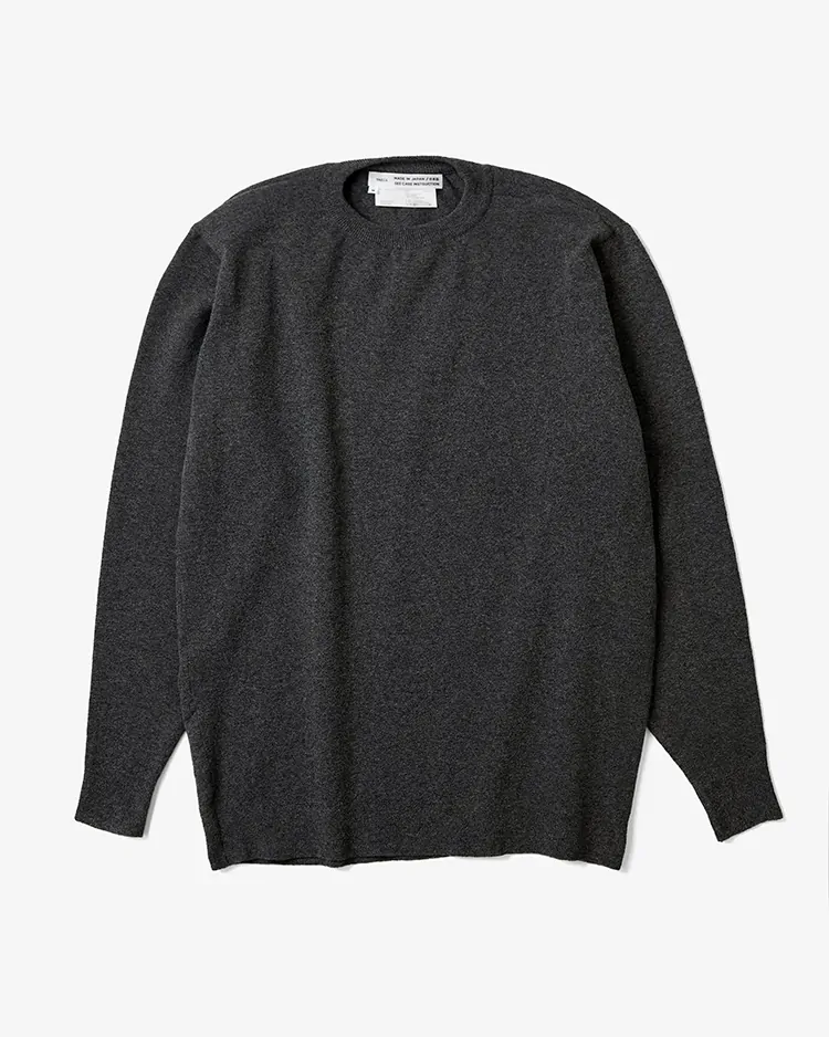 YAECA (MEN) / 2WAY Knit Pullover / D.CHARCOAL