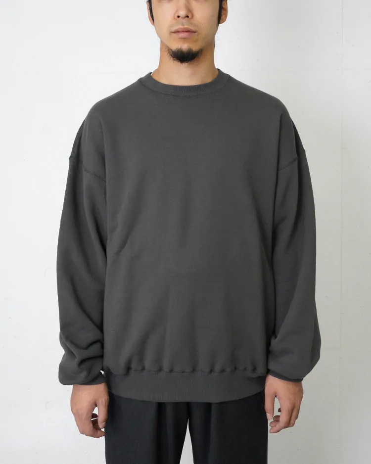 Graphpaper (MEN) / AZUMA Terry Crew Neck Sweat / GRAY