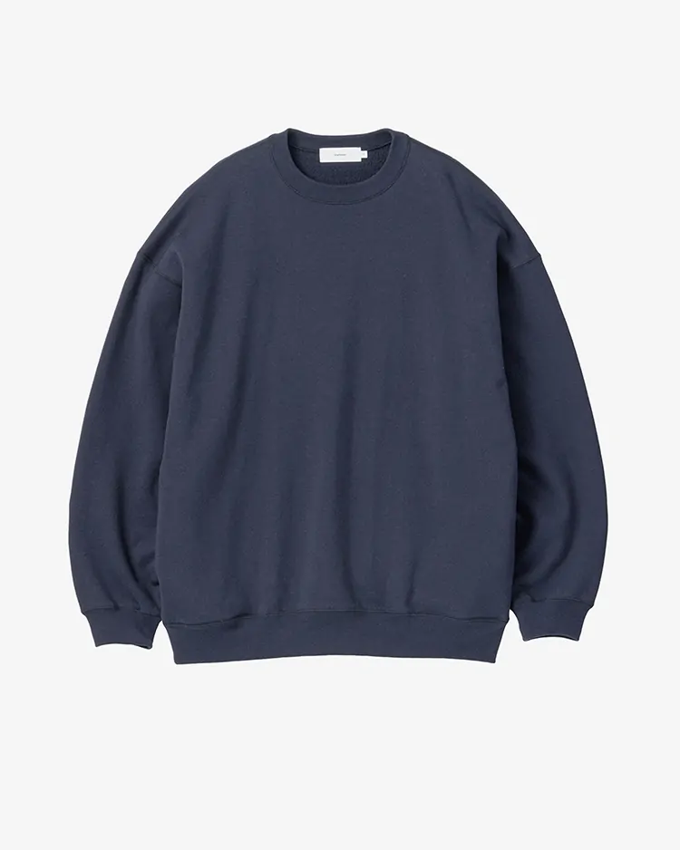 Graphpaper (MEN) / AZUMA Terry Crew Neck Sweat / NAVY
