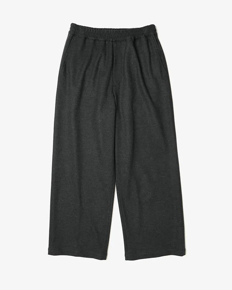 Graphpaper (MEN) / Wool Smooth Flannel Easy Wide Pants / GRAY