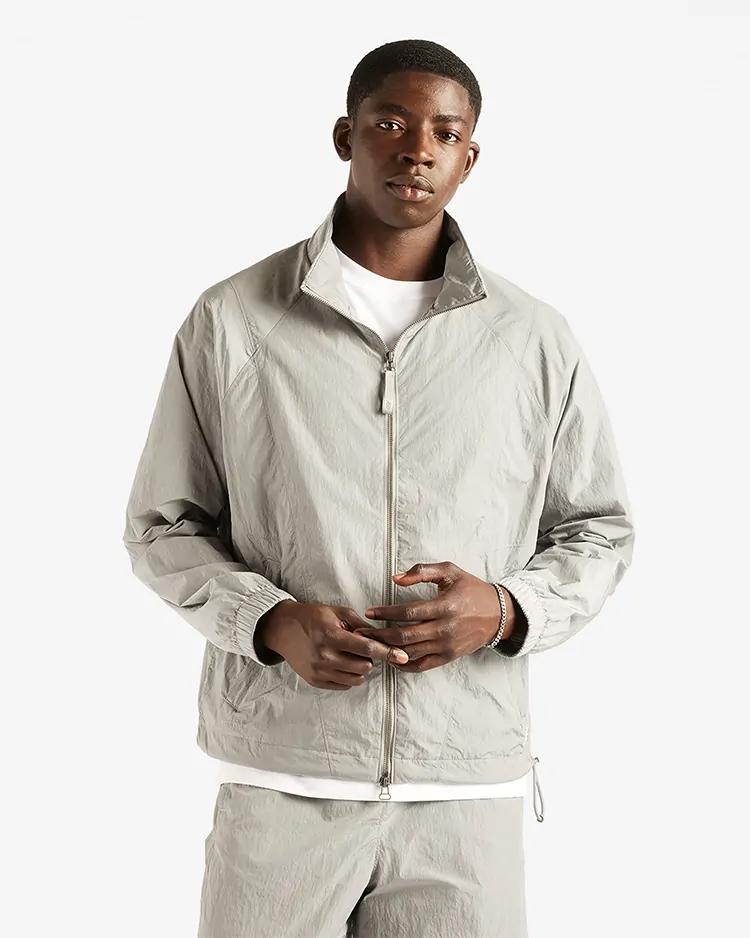 NEW BALANCE / NB GREY NYLON JACKET / MJ61J5JQ /  SLATE GREY