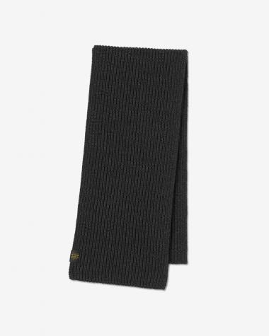  / SOLID WOOL MUFFLER / CHARCOAL