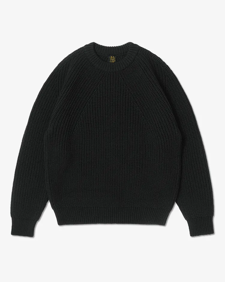 BATONER (WOMEN) / SIGNATURE CREW NECK / BLACK