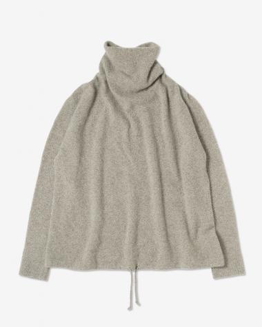  / CASHMERE FOX AIR TENJIKU UNIQUE TURTLE NECK / MIX BEIGE
