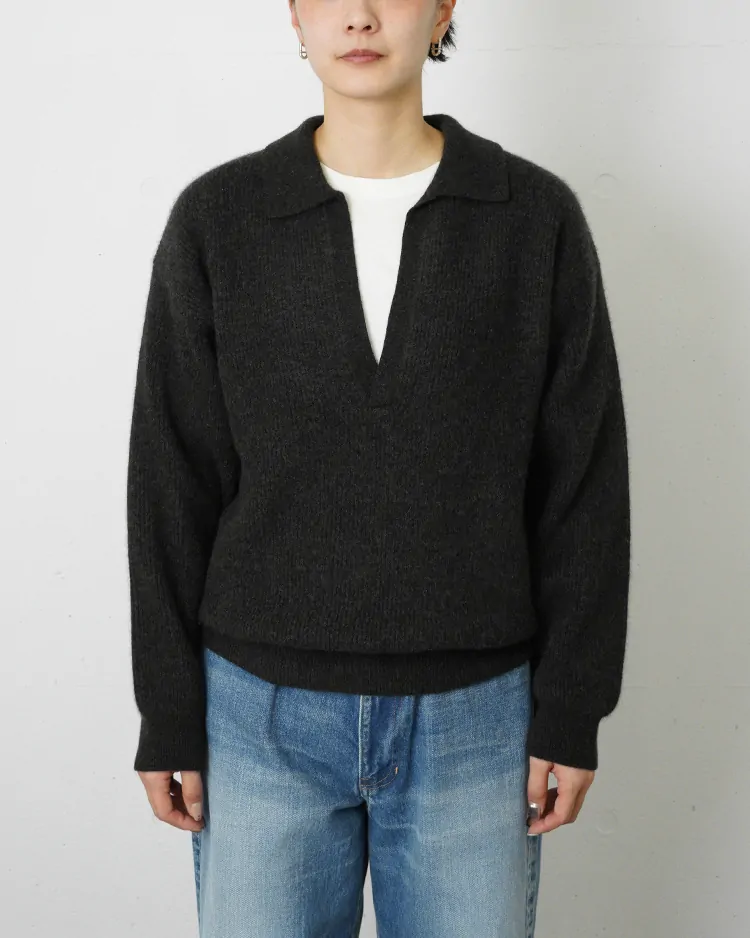 BATONER (WOMEN) / CASHMERE FOX DEEP SKIPPER / CHARCOAL