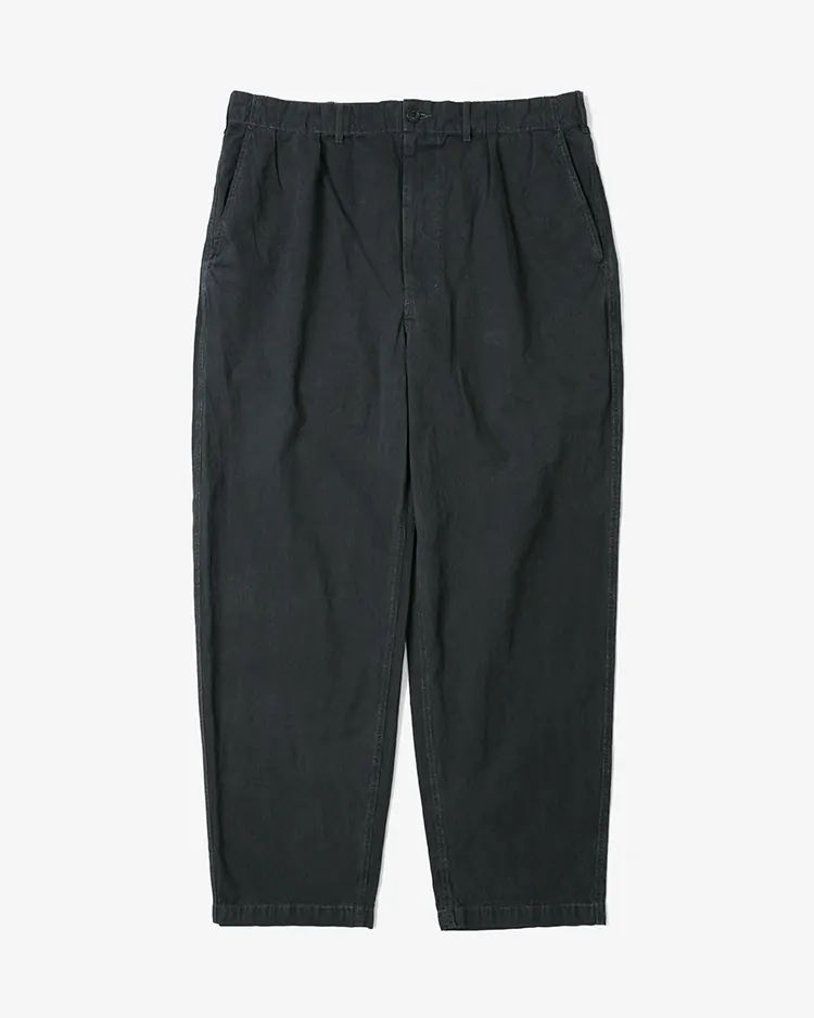 SANMONT / 2TUCK WORK PANTS / NAVY